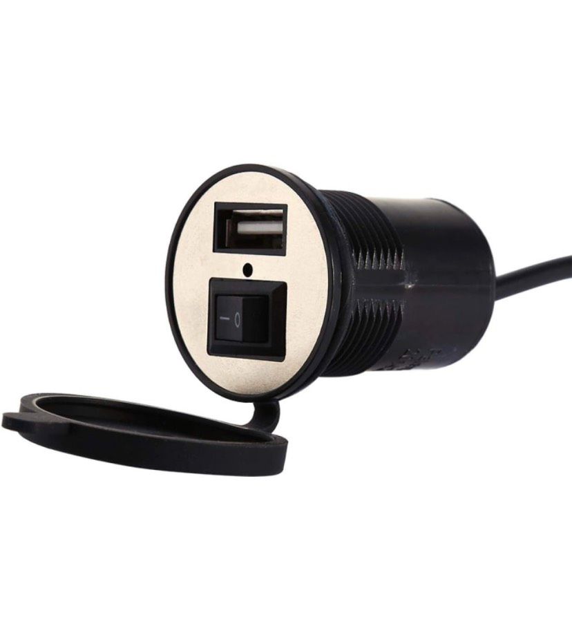 12 Volt USB Steckdose Ladegerät Anschluss Auto Wasserdicht in Achim