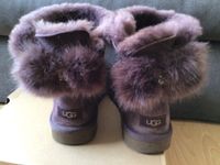 Ugg Boots lila braun aubergine Fell Strass Schlefe Gr. 39❤️ Bayern - Augsburg Vorschau