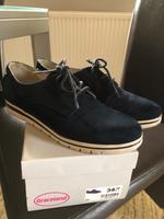 Damenschuhe Gr 37 Blau Bayern - Mengkofen Vorschau