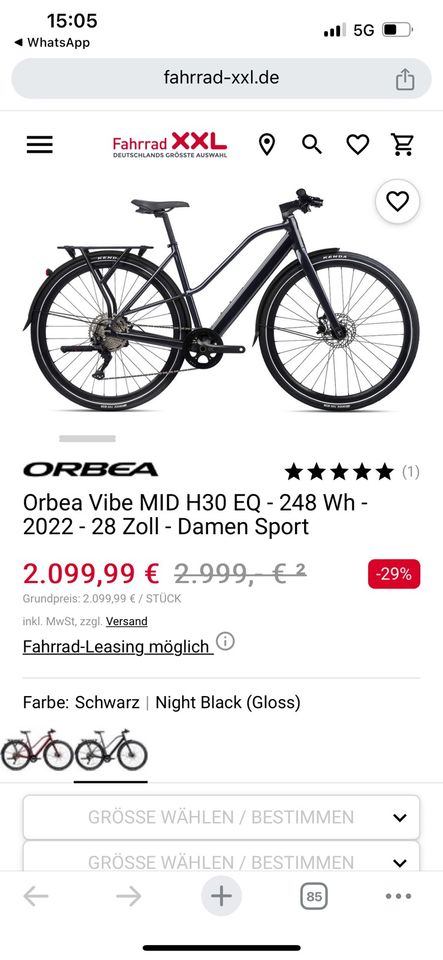 E bike Fahrrad 28 Zoll von Orbea 28 Zoll in Dortmund