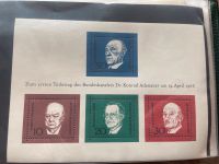 Unterschiedliche Briefmarken sets, Adenauer, Nobelpreisträger… Baden-Württemberg - Böbingen an der Rems Vorschau