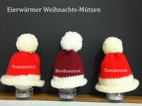 Eierwärmer Eiermützen warme Frühstückseier, Handarbeit Weihnachte Sachsen - Pegau Vorschau