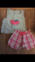 Sommerliches Baby Kleidung Set 62 Mädchen kurze Hose Shorts Top Sachsen - Chemnitz Vorschau