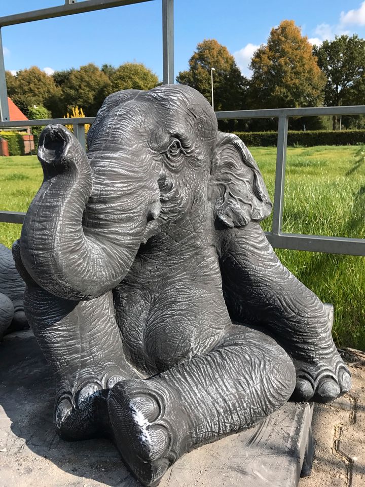 ‼️XL Elefant 125kg Elephant Elefanten Steinfigur Schrebergarten‼️ in Duisburg