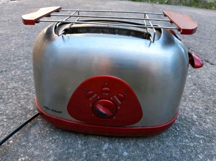 Toaster Efbe Schott rot/silber in St Gangloff