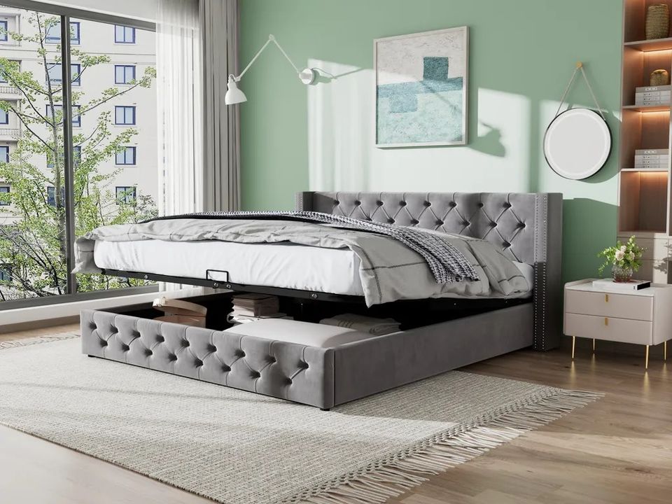 Doppelbett 140x200 Neu Polsterbett Bettgestell Boxspringbett Bett in Hamburg