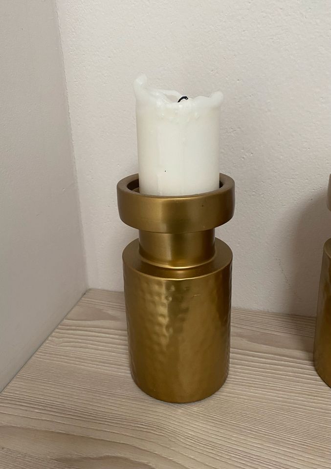 Kerzenständer gold in Bad Schwartau