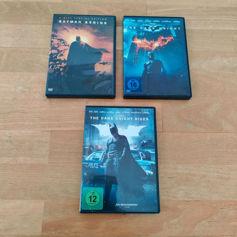 Batman Begins The Dark Knight Trilogie Christopher Nolan DVD Set in Heiligenhaus