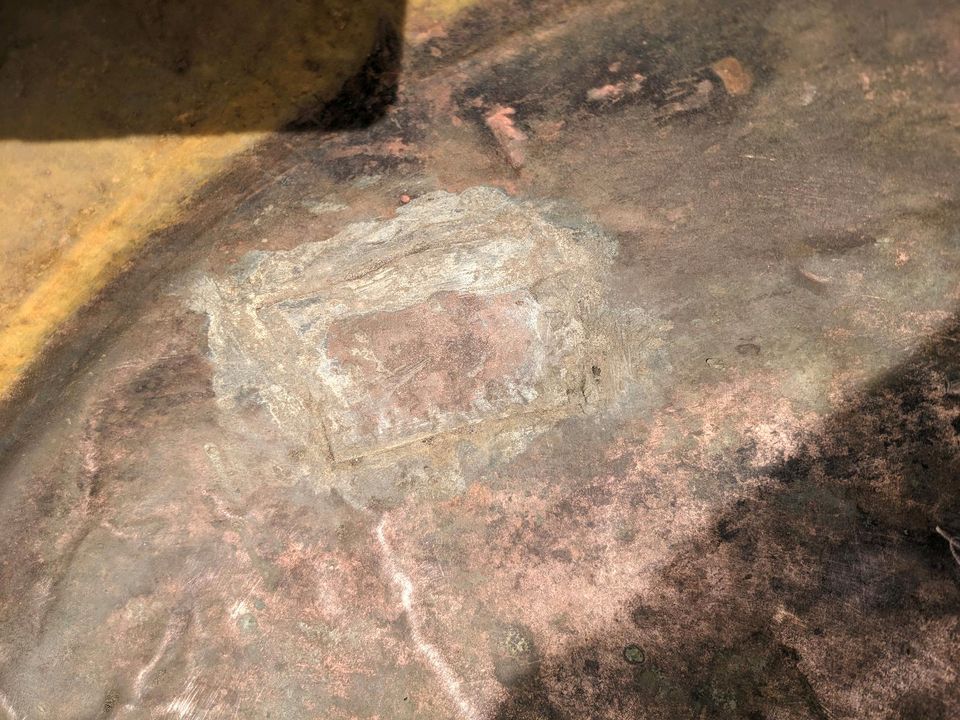 Sehr alter Kupferkessel Waschkessel aus Kupfer in Falkensee