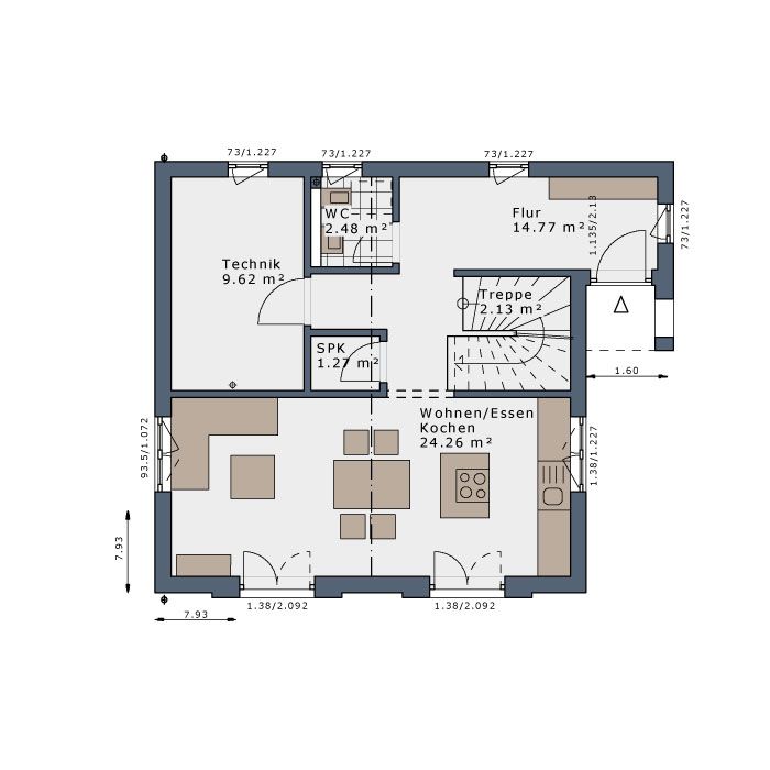 Die perfekte Wohlfühloase – Modernes Einfamilienhaus von Schwabenhaus in Markt Taschendorf