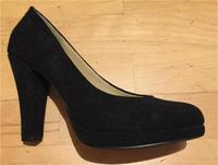 Schwarze Pumps aus Wildleder Gr. 38 Schleswig-Holstein - Ahrensburg Vorschau