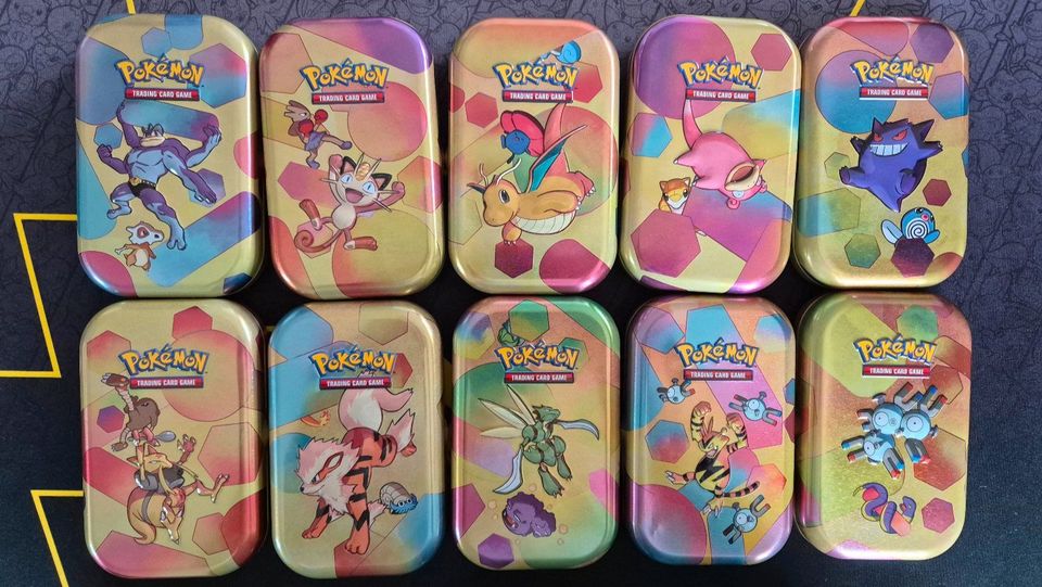 Pokemon Karten Kinder Paket TTB /Tin / 50 Karten /Holos /Zubehör in Kall