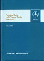 Mercedes Technical Data Light Trucks Trucks and Buses 1972 Niedersachsen - Alfeld (Leine) Vorschau