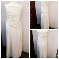 Abendkleid Kleid von Adagio beige mit Jäckchen und Schal Brandenburg - Cottbus Vorschau