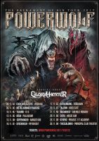 SUCHE: Powerwolf The Sacrament Of Sin Tour 2019 Tourplakat Düsseldorf - Angermund Vorschau