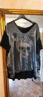 Mega Skull Glitzershirt Oversize L-XXL Bayern - Schwandorf Vorschau