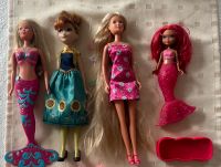 4 Barbie Puppen Meerjungfrau | Disney Anna Frozen | Mini Doll Nordrhein-Westfalen - Olpe Vorschau