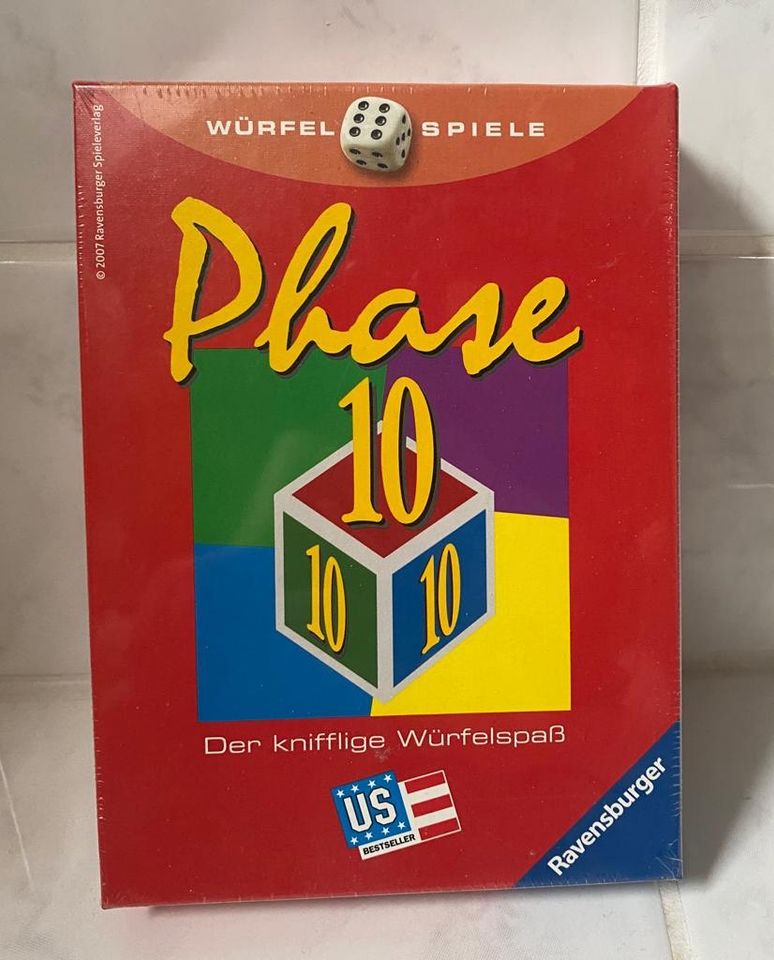 Phase 10 Der knifflige Würfelspaß Original verpackt!!! Rarität!!! in Hespe