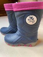 Kinder Gummistiefel blau/beere in Größe 24/25 Hessen - Hanau Vorschau