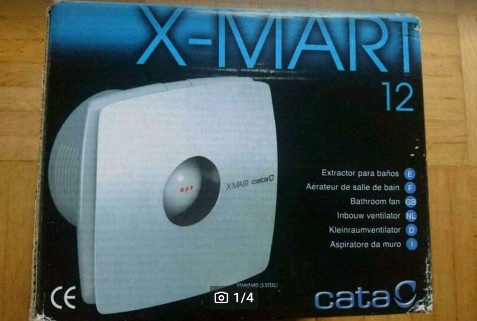 Cata Edelstahl X-mart 12 Lüfter 230 Volt inox (fan / ventilator) in  Baden-Württemberg - Höpfingen | eBay Kleinanzeigen ist jetzt Kleinanzeigen