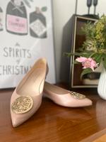 Peter Kaiser Ballerinas – Nude/Rosa mit Gold-Detail – Gr. 37 Saarland - Quierschied Vorschau