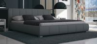 Polsterbett 140x200 Grau Doppelbett Ehebett  Bett  Neu Designer Essen - Steele Vorschau