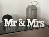 Mr & Mrs Aufsteller/Schilder weiß | Hochzeitsdeko Baden-Württemberg - Malsch Vorschau