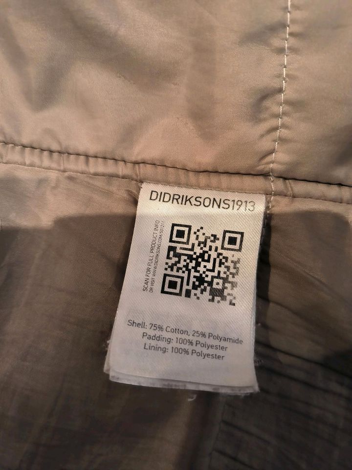 Didriksons Winterjacke Greta Gr. 36 Parka khaki oliv in Himmelpforten