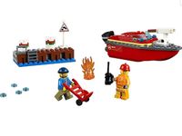 LEGO 60213 City Feuerwehr am Hafen Set mit Wasserkanone und Feuer Berlin - Tegel Vorschau