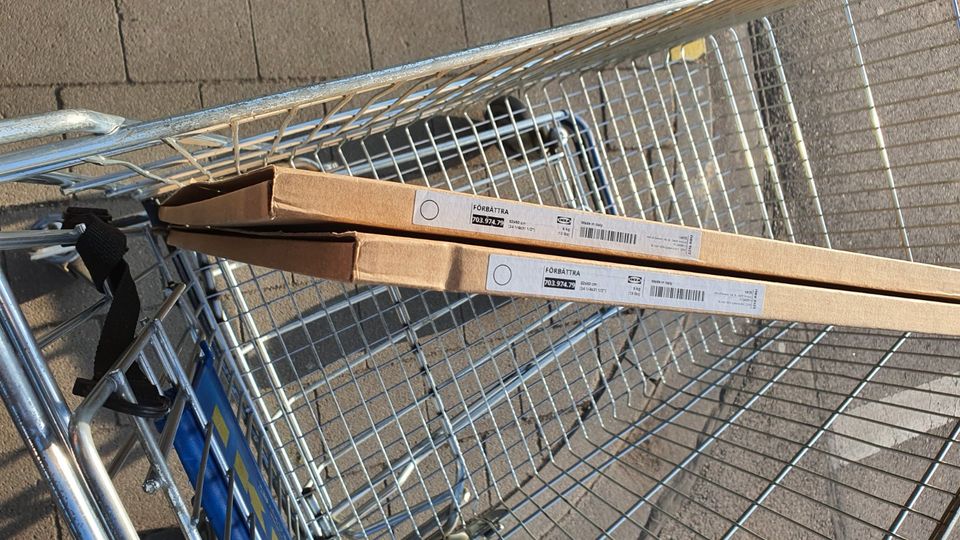 2 x Ikea deckseite, Hochglanz weiß 62x80cm - FÖRBÄTTRA in Unterdietfurt