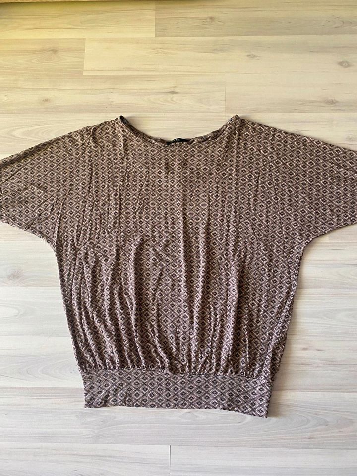 Zero Pullover Sweater Pulli Gr: 38 -40 beige braun Muster in Camburg