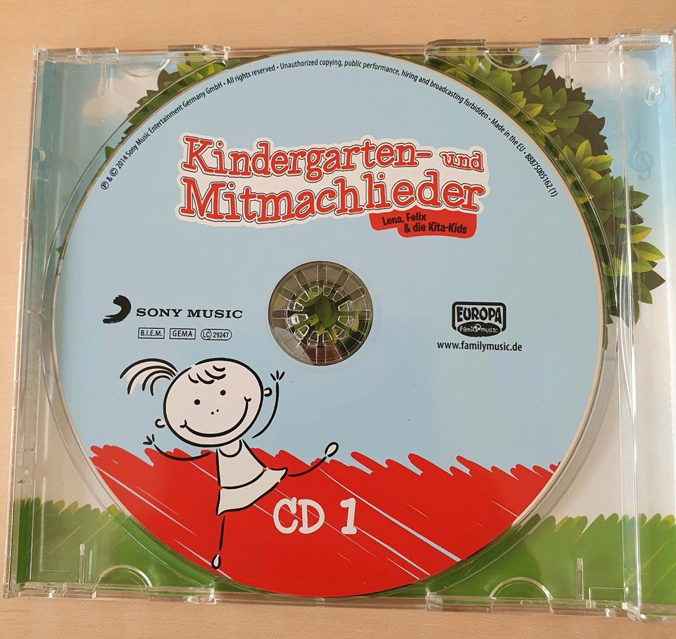 Kindergarten mitmachenlieder Kita CD 88875001622 in Schwalbach a. Taunus