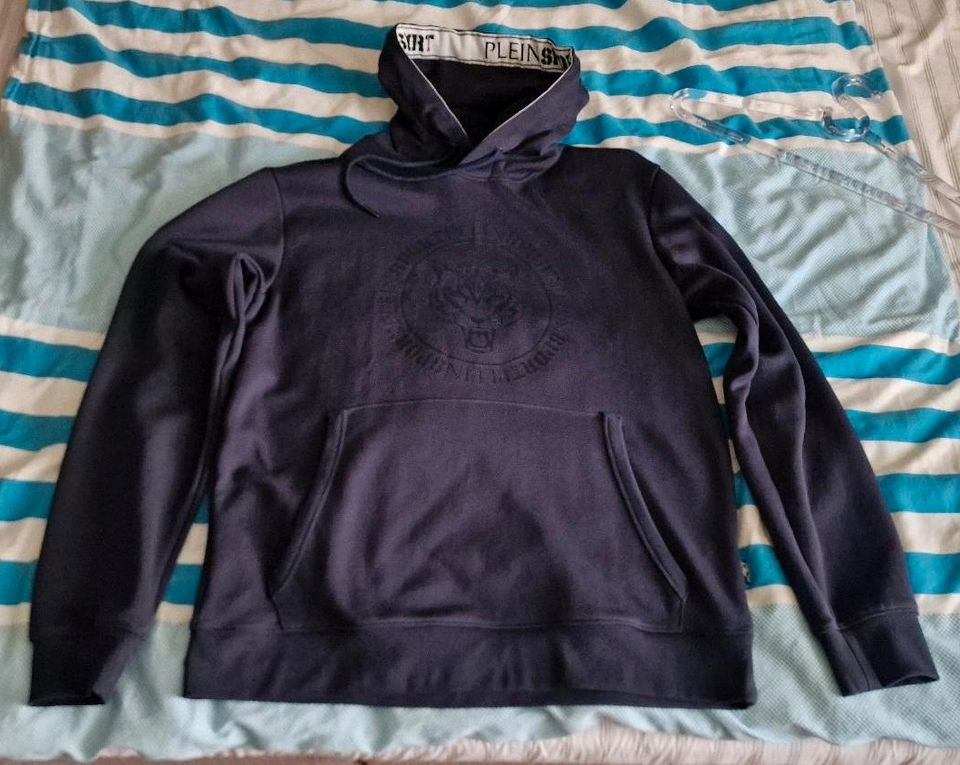 Plein Sport Hoodie Gr. XL NEU in Navy Phillip Plein in Großrosseln