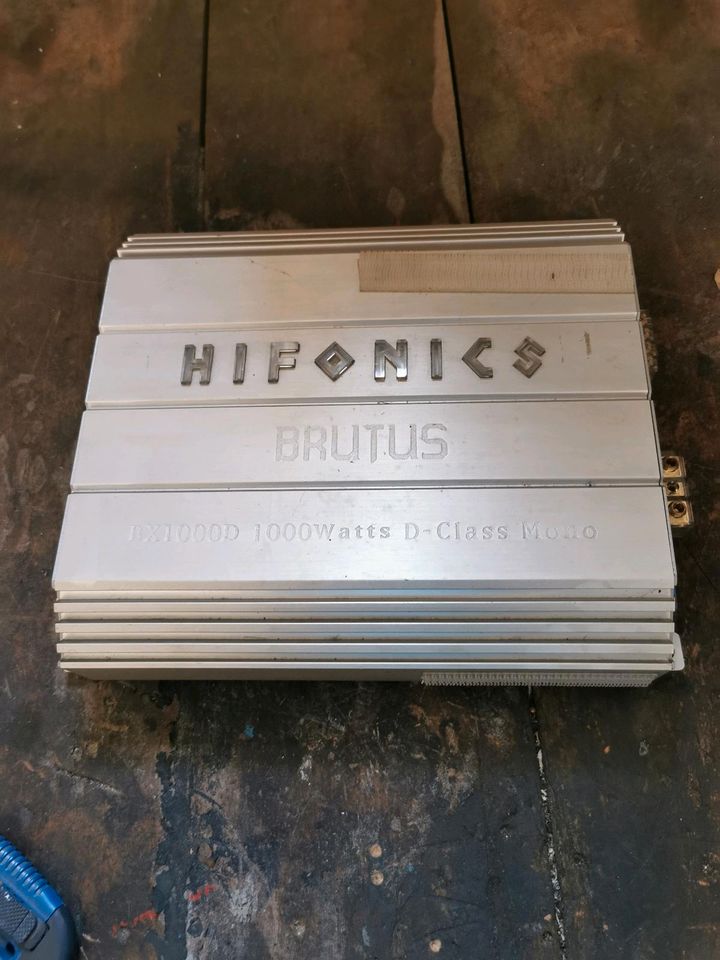 Hifonics Brutus Endstufe 1000W, Verstärker in Schelklingen