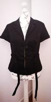 Halbarm-Blazer / Jacke in schwarz mit Bindegürtel, Gr. 42 Rheinland-Pfalz - Heßheim Vorschau