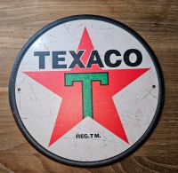 Texaco Blechschild Werbeschild Wand Deko rund 20 cm Bochum - Bochum-Südwest Vorschau