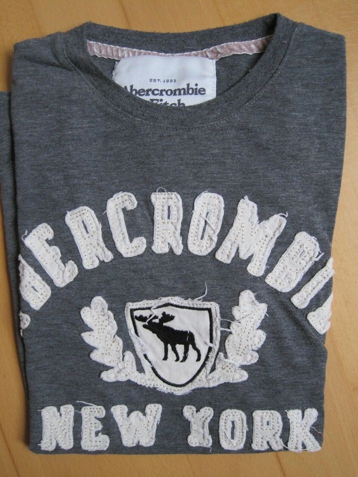TOP T- Shirt Abercrombie & Fitch Grau mit Elch Super!!! xs, s in Essen