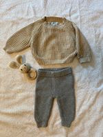 Baby Outfit Strick Gr 56 Langarm Pullover + Hose + Rassel Beige Hessen - Bad Homburg Vorschau