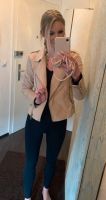 Wildlederjacke Mango MNG S nude beige rosa Frühling Bremen - Neustadt Vorschau