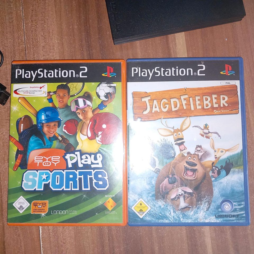 PS2 Playstation 2 + 2 Spiele dabei in Lohmar