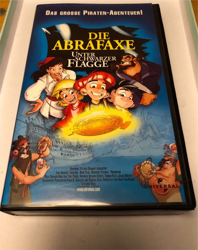 Mosaik Die Abrafaxe „Unter schwarzen Flagge“ VHS  Video in Zerbst (Anhalt)