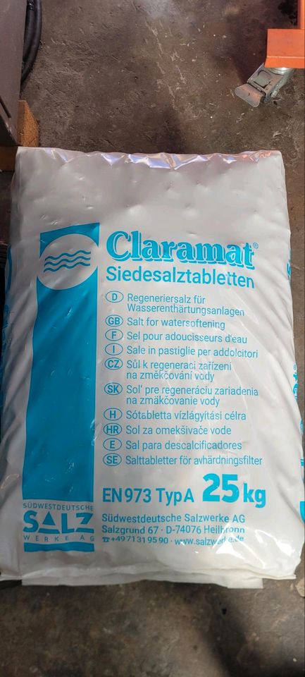 50kg Pool Salz, Regenerier Salz Neu in Alsheim