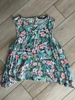 ZARA TOP - Gr. S - florales Muster - asymmetrisch, lockerer Fall Feldmoching-Hasenbergl - Feldmoching Vorschau