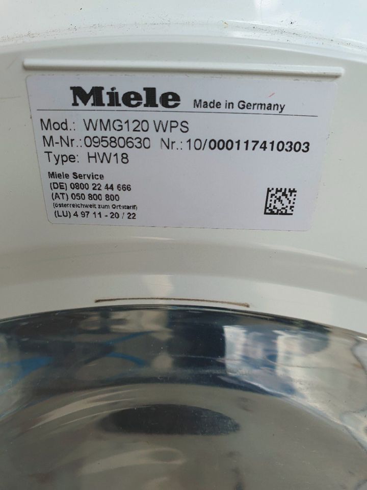 Miele W1 TwinDos WMG120 WPS defekt Ersatzteile in Bad Orb
