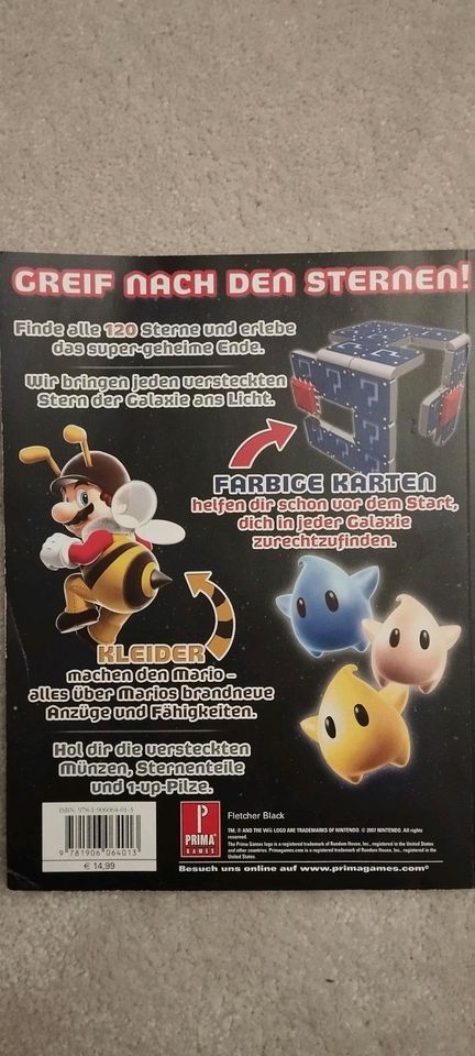 Wii Super Mario Galaxy Buch Premiere Edition in Gröbenzell