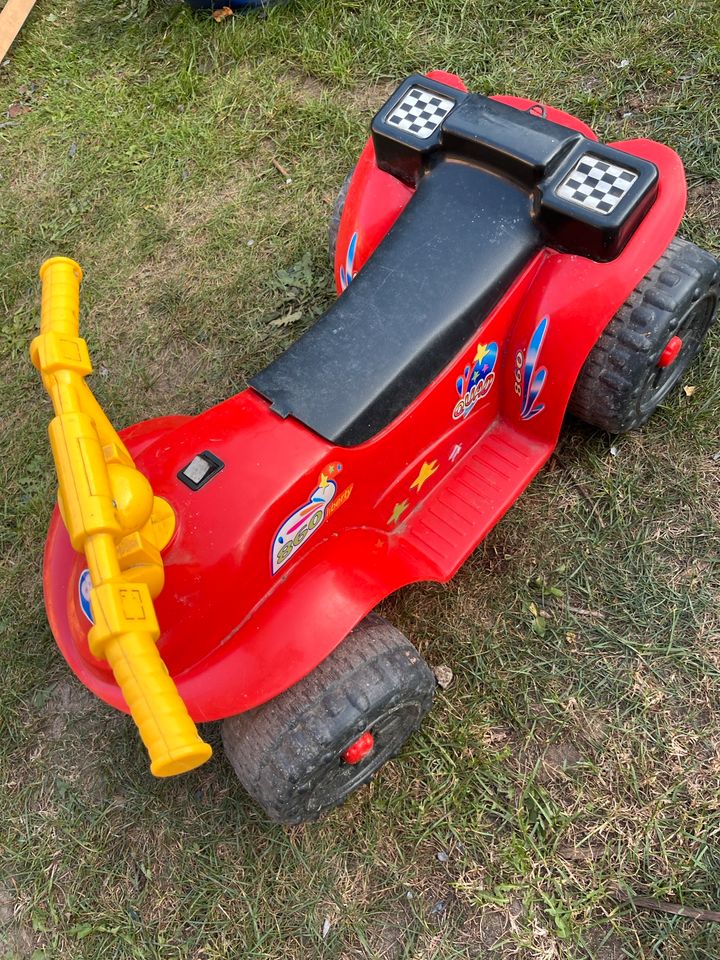 Bobby Car , Rutschfahrzeug Quad elektrisches Auto an Bastler in Altlandsberg