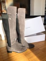 Calvin Klein Stiefel Overknees Leder Bayern - Olching Vorschau