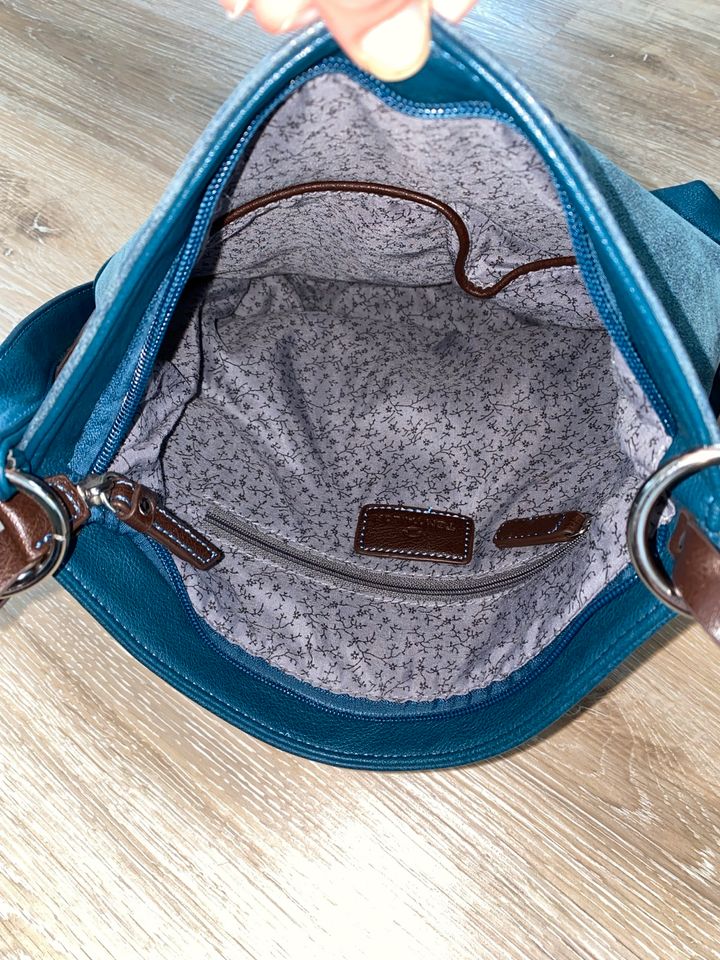 Handtasche Tom Tailor blau Tasche Beutel in Varel