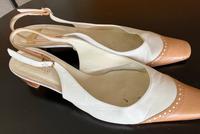 Slingpumps, Sandalen, Pumps, 40 1/2, Leder Baden-Württemberg - Herbertingen Vorschau