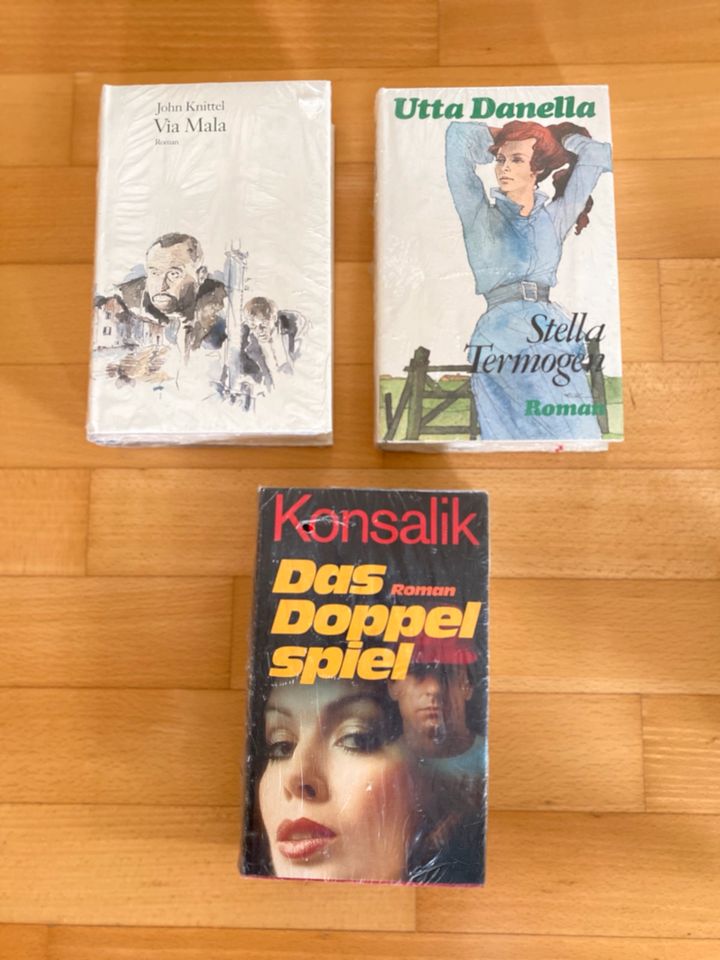 Verschiedene Romane verpackt in Günzburg